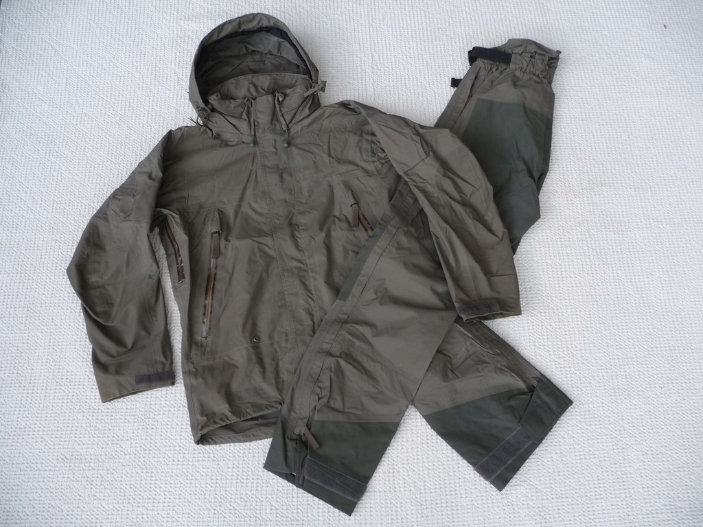 KURTKA PARKA ZIMOWA SPODNIE TAIGA GORE-TEX ECWCS OLIVE M OLIVE KL