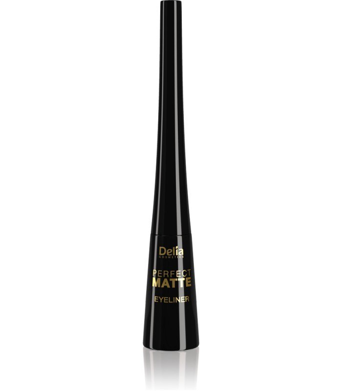 DELIA-EYELINER MATOWY W PŁYNIE PERFECT MATTE-BLACK