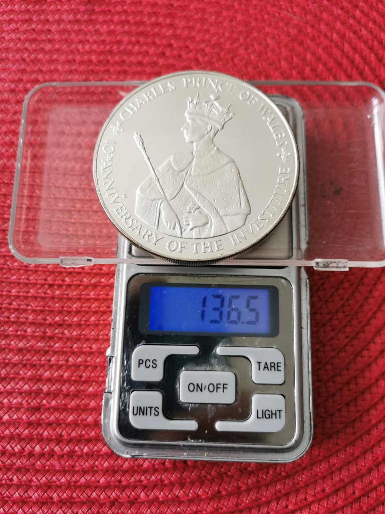 Jamajka 25 Dolarów 1979 -136.5 gr. srebro