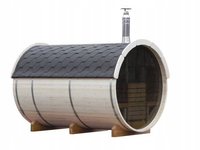 Sauna ogrodowa ze świerku syberyjskiego Ø 2,2M