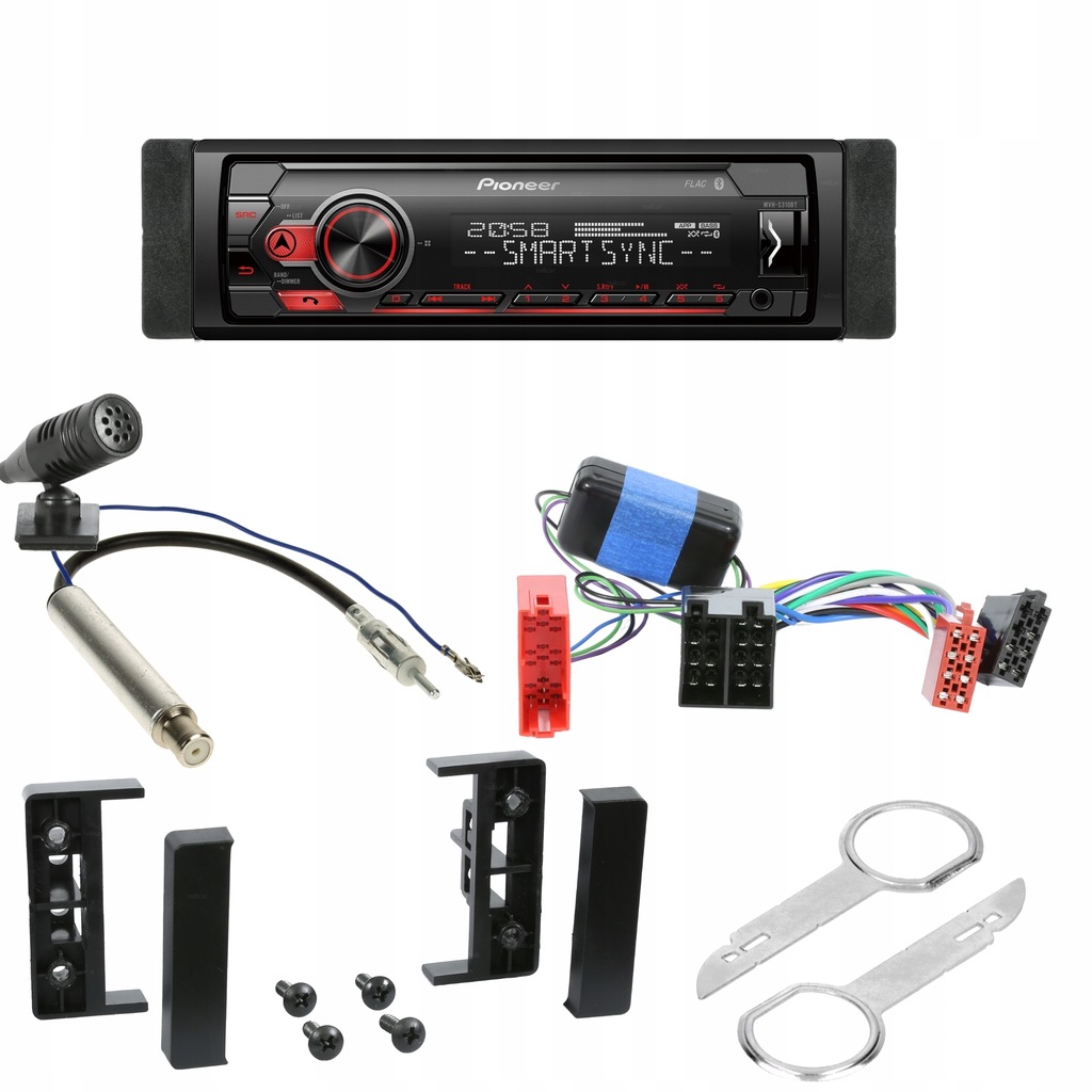 PIONEER MVH-S310BT RADIO AUDI A2 8Z A3 8L A4 B5