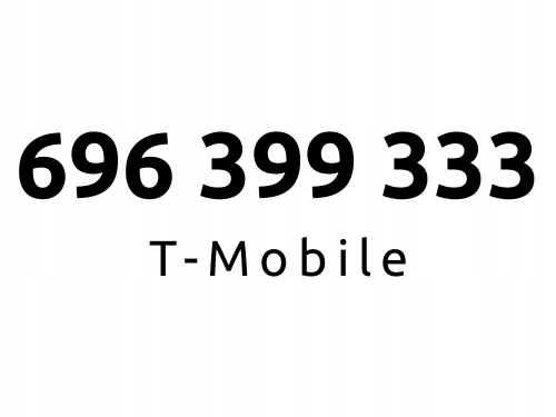 696-399-333 | Starter T-Mobile (39 93 33) #D