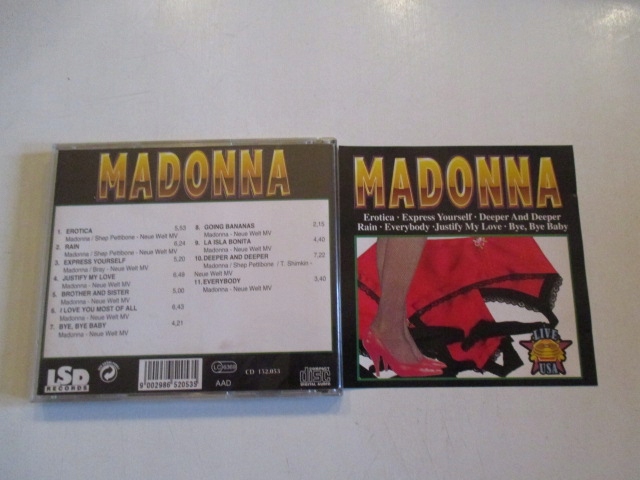 Madonna Live U.S.A. CD