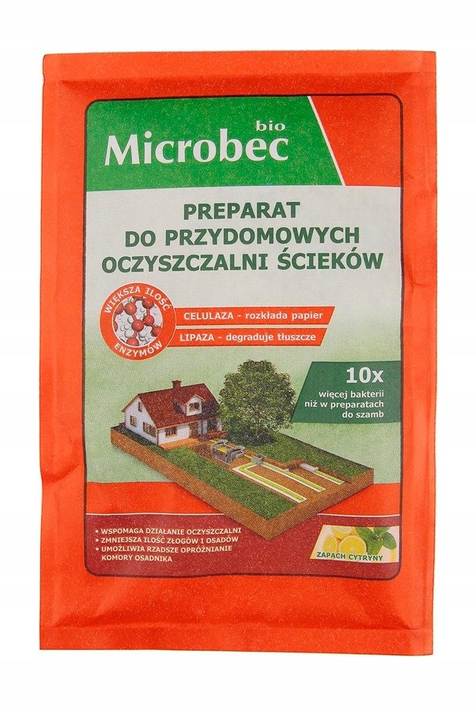 Bros Microbec BIO Aktywator Przydomowe SZAMBA 35g