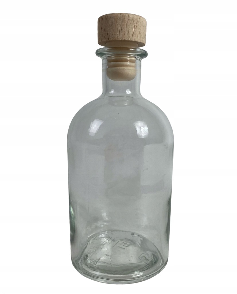 Zestaw butelki szklane z korkiem 12 sztuk
