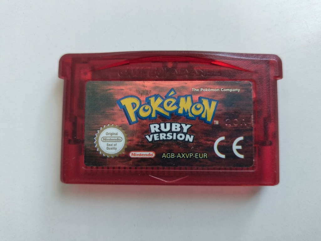 POKEMON RUBY GBA GAME BOY ADVANCE