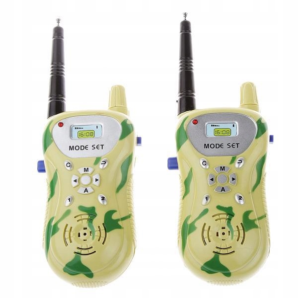 2 szt. Plastikowe dwukierunkowe walkie-talkie