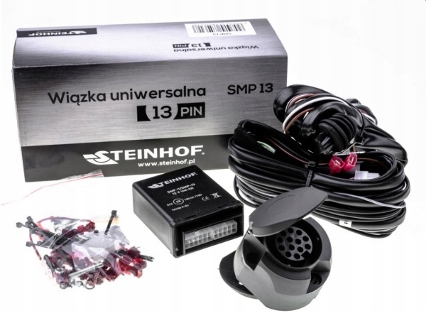 STEINHOF WIĄZKA HAKA HOLOWNICZEGO, ELEKTRYCZNA UNIWERSALNA Z MODUŁEM PRZYCZ