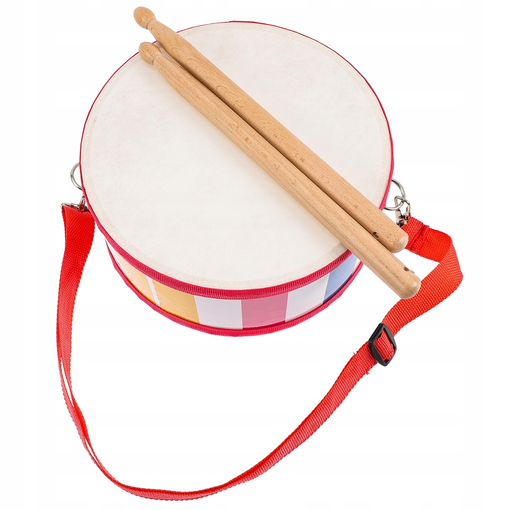 ZESTAW PERKUSJI DZIECI TRWAŁY BĘBEN SNARE INSTRUMENT MUZYCZNY