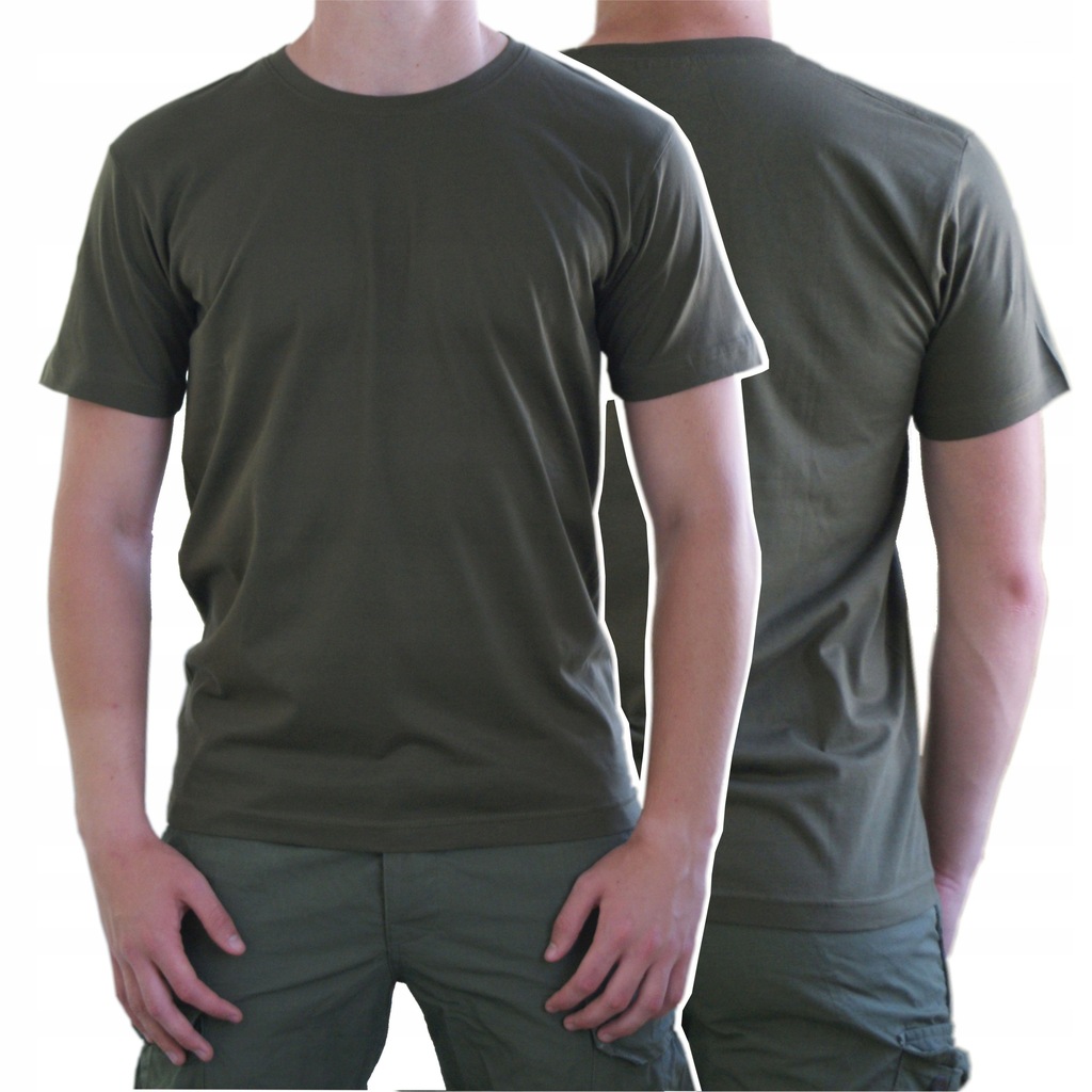 Koszulka Męska T-Shirt Zielony OLIVE Khaki XXL