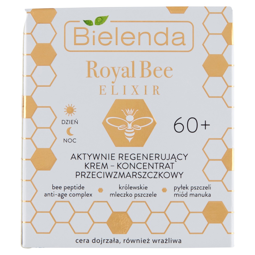 Krem przeciwstarzeniowy do twarzy Bielenda Royal Bee Elixir dzień i noc