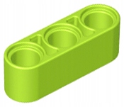 LEGO TECHNIC 1x3 LIFTARM 32523 LIME LIMONKOWY