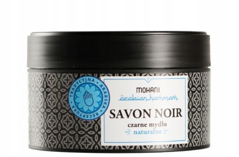 MOHANI Savon Noir Naturalne 200g PRZECENA (termin 31.05.2024)
