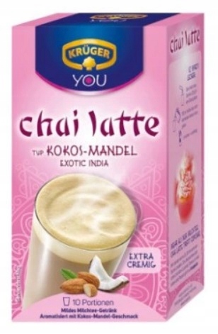 KRUGER CHAI LATTE HERBATA Z MLEKIEM MIGDAŁ KOKOS