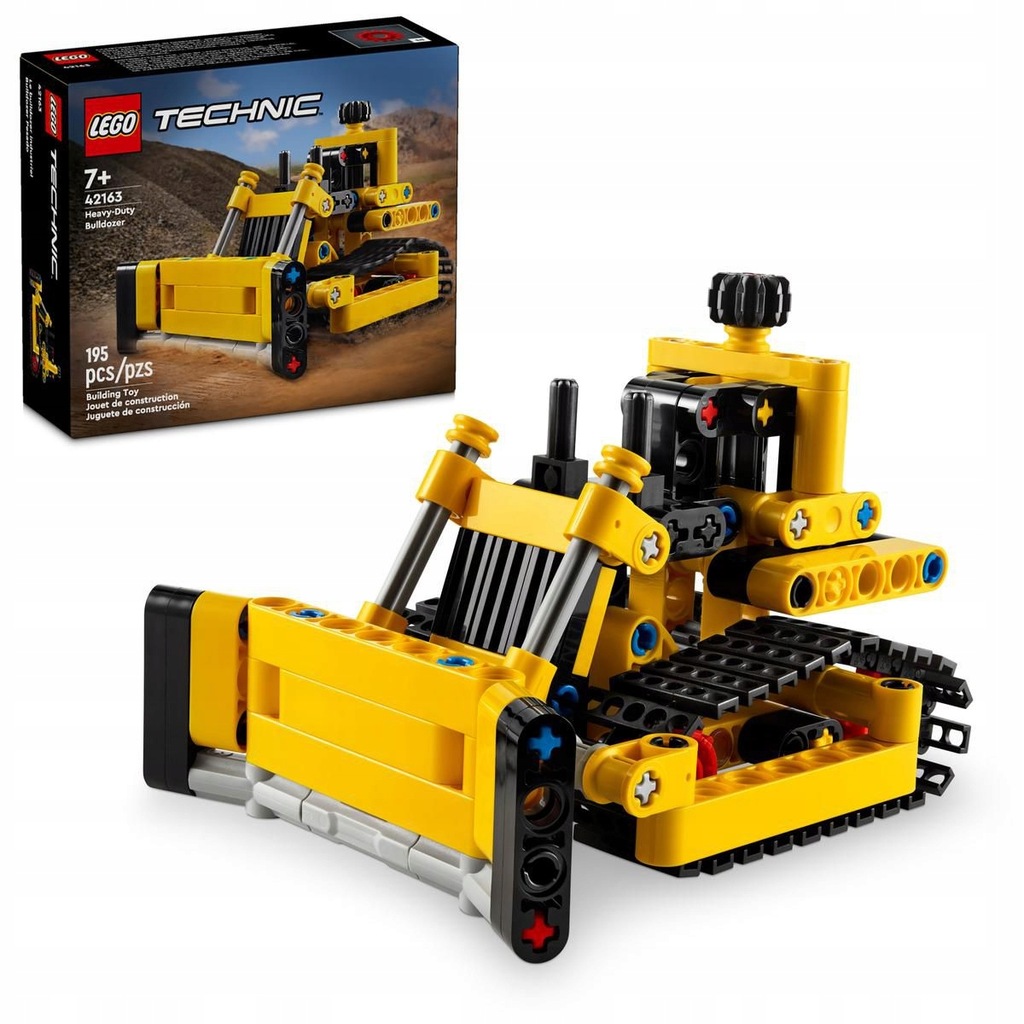 Klocki LEGO Technic 42163 Buldożer do zadań specjalnych 7+