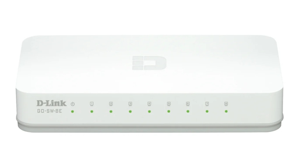 D-Link GO-SW-8E/E łącza sieciowe Nie zarządzany Fast Ethernet (10/100)...