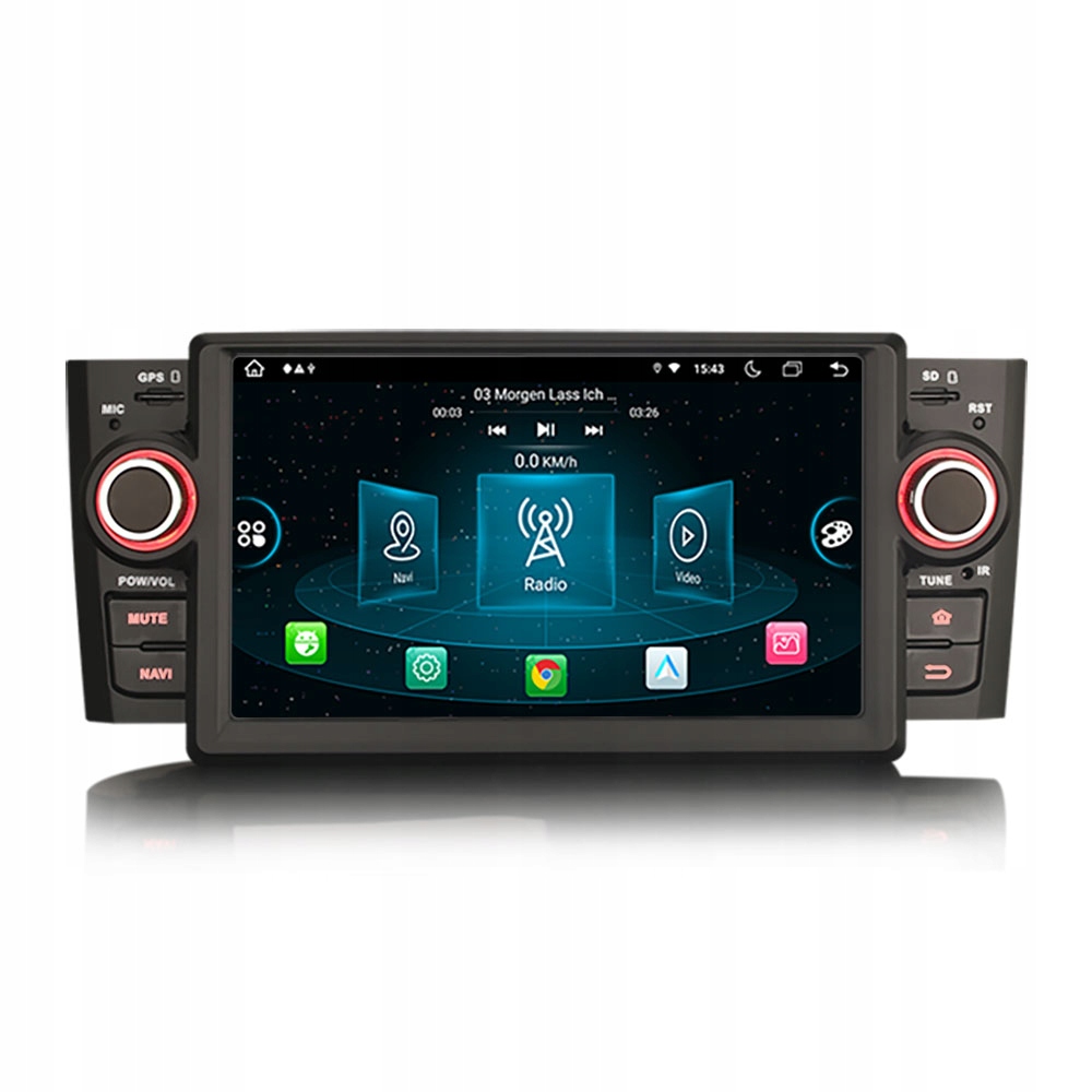 NAWIGACJA RADIO 2DIN ANDROID FIAT PUNTO LINEA DSP CARPLAY 4/64 GB LTE