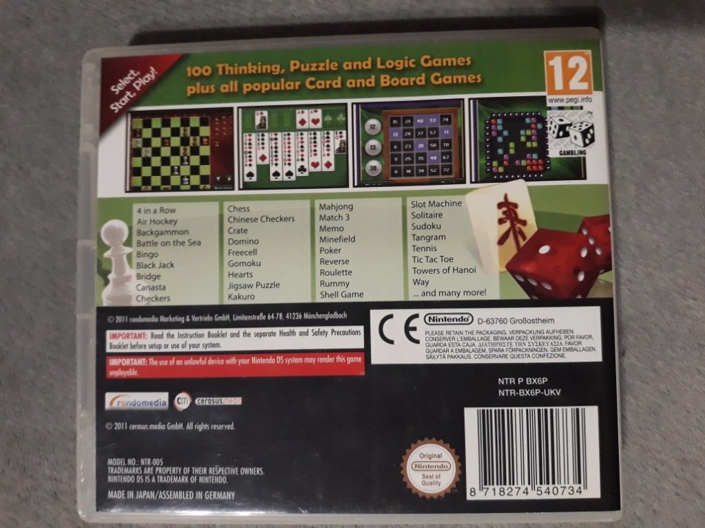 100 classic games ds