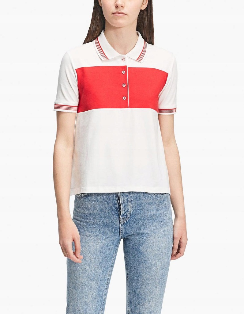 08U055 STRADIVARIUS__MD7 KOSZULKA POLO CASUAL__M