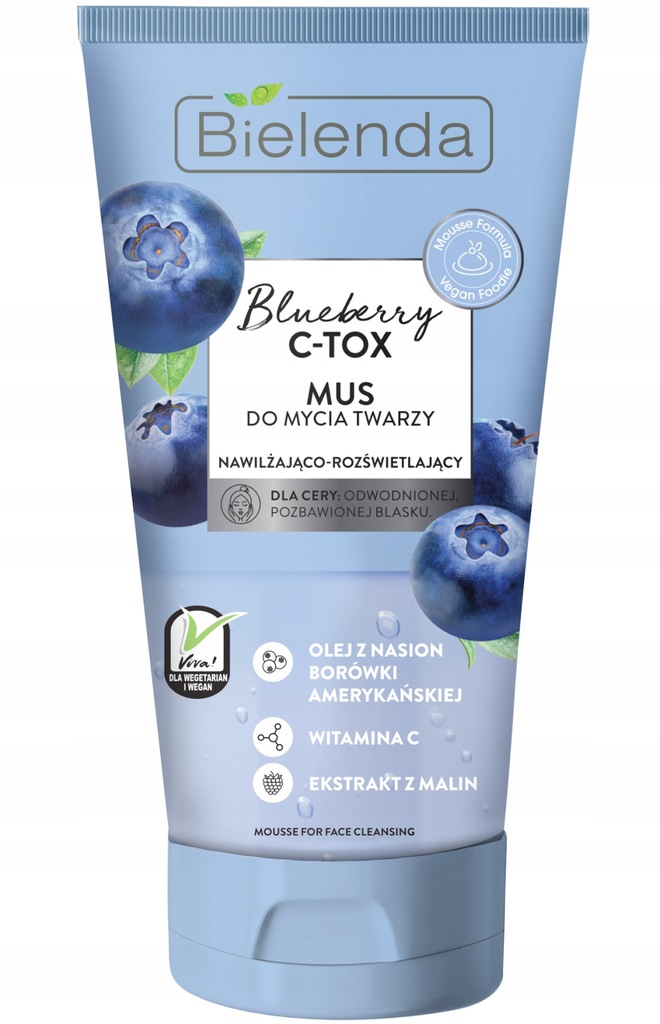 BIELENDA BLUEBERRY C-TOX Mus do mycia twarzy