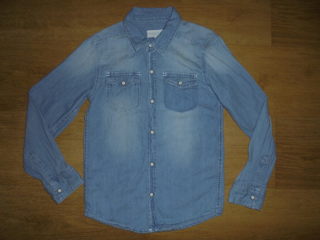 DENIM_REWELACYJNA JEANSOWA KOSZULA_140 CM