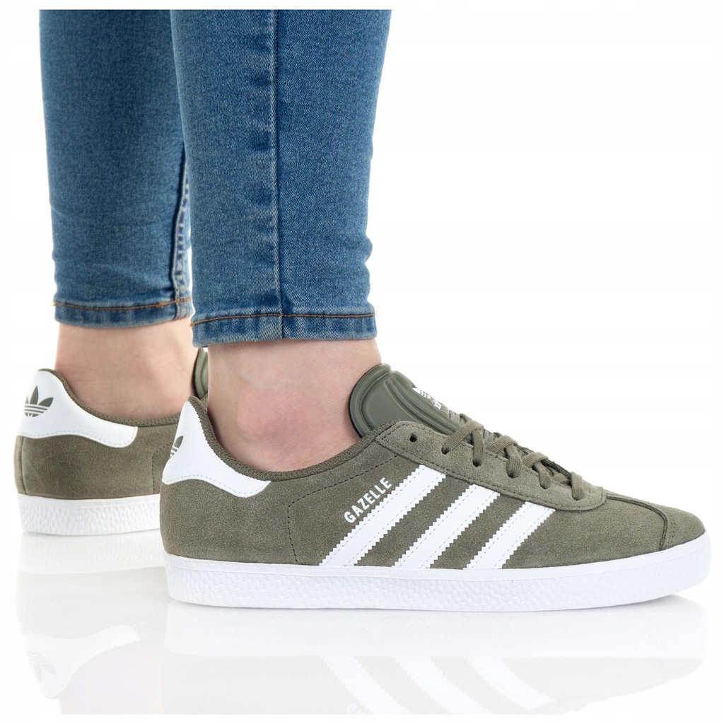 BUTY ADIDAS DAMSKIE GAZELLE EG7284 KHAKI - 10643215085 - oficjalne archiwum Allegro