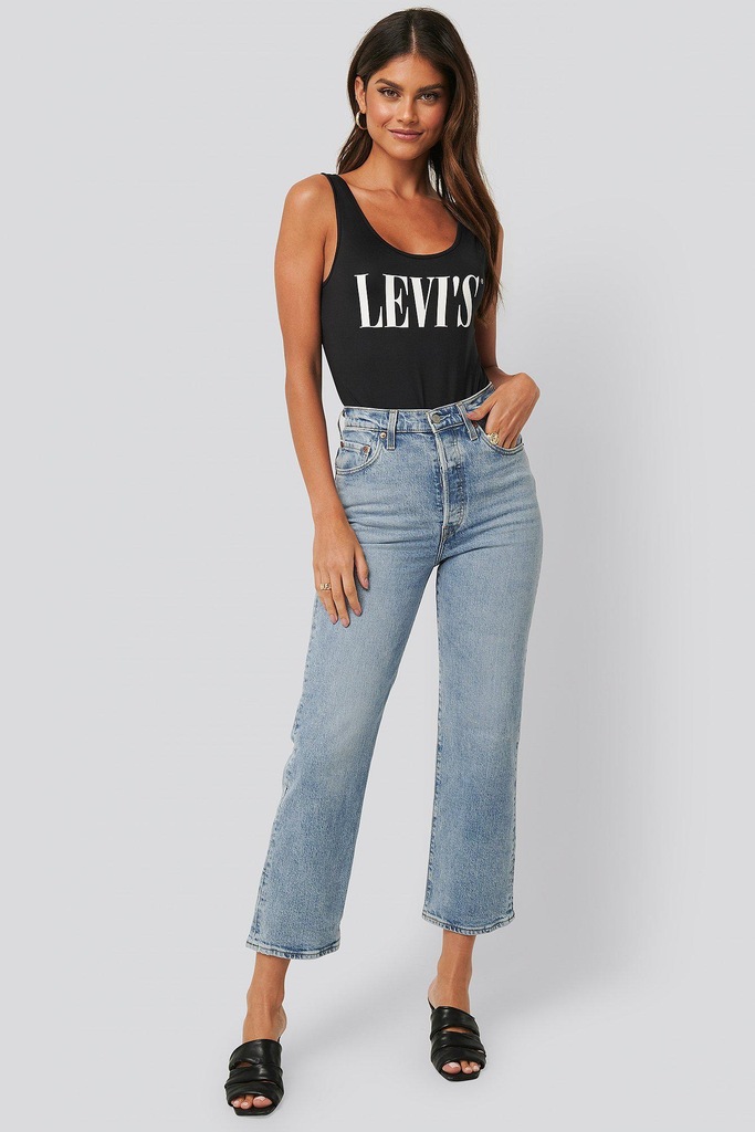 LEVI'S BODY DASMKIE CZARNE KLASYCZNE Z LOGO M CLC