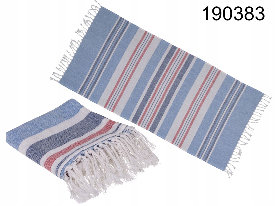 Ręcznik typu turecki Hammam, kolorowe paski 80x170