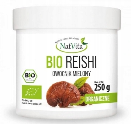 NatVita Bio Reishi Grzyb mielony odporność 250 g