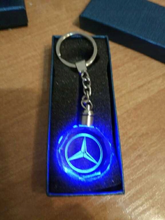 Brelok LED Mercedes + pudełko