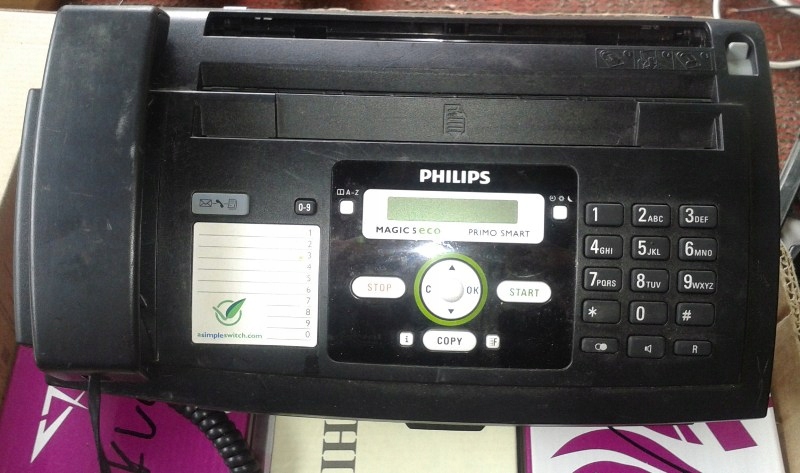 Telefon faks stacjonarny Philips