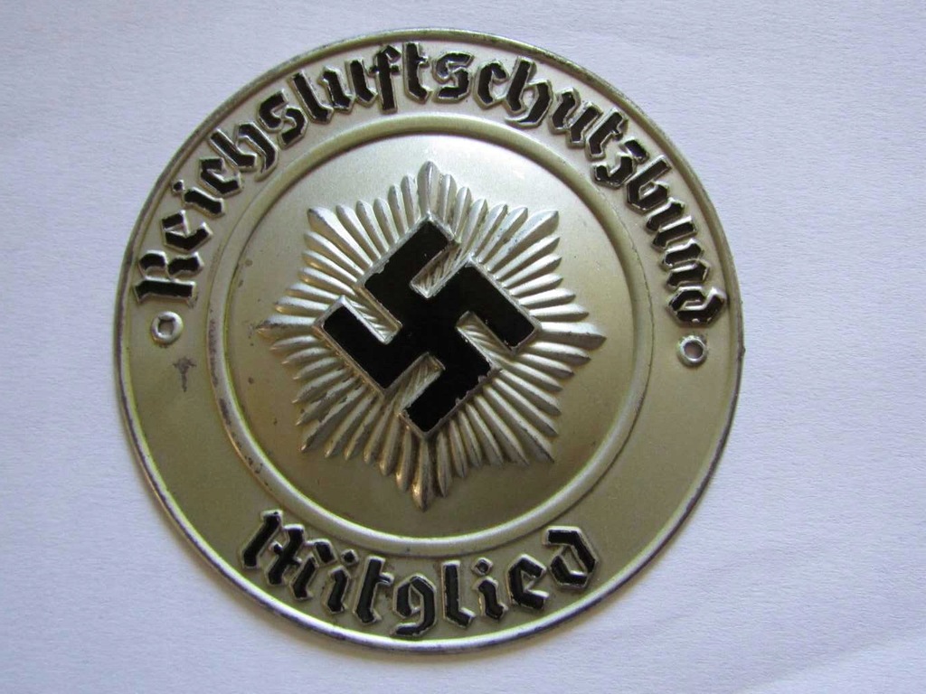 Tabliczka ,plakieta członków Reichsluftschutzbund