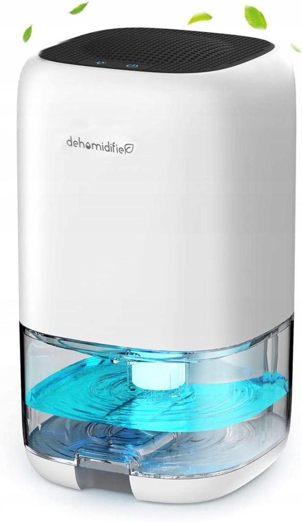 OSUSZACZ POWIETRZA DEHUMIDIFIER POCHŁANIACZ WILGOCI CICHY 1L BIAŁY