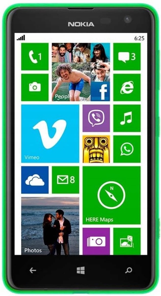 Smartfon Nokia Lumia 625 8GB 4G zielony