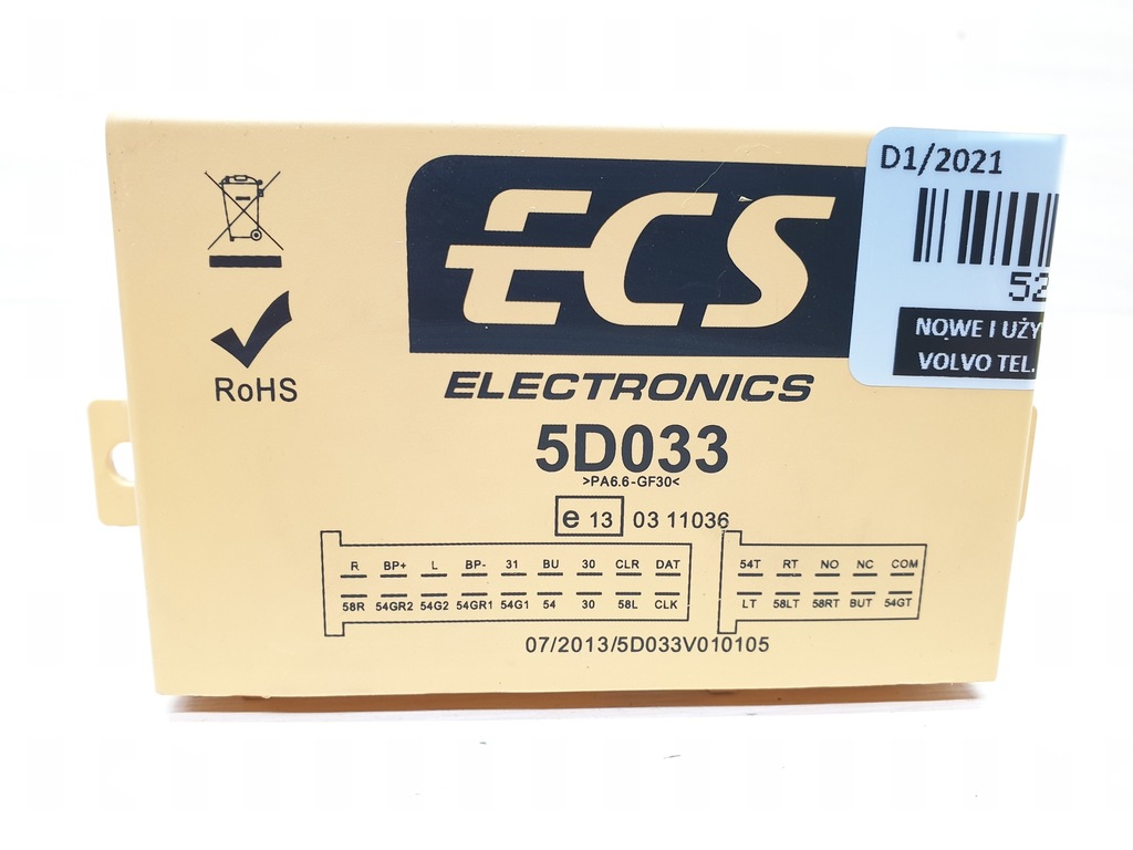 MODUŁ STEROWNIK HAKA ECS ELECTRONICS 5D033