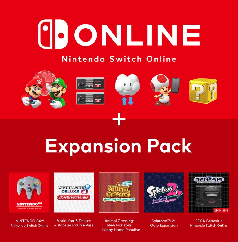 Nintendo Switch Online + Expansion Pack 12miesięcy - 12217972627 ...