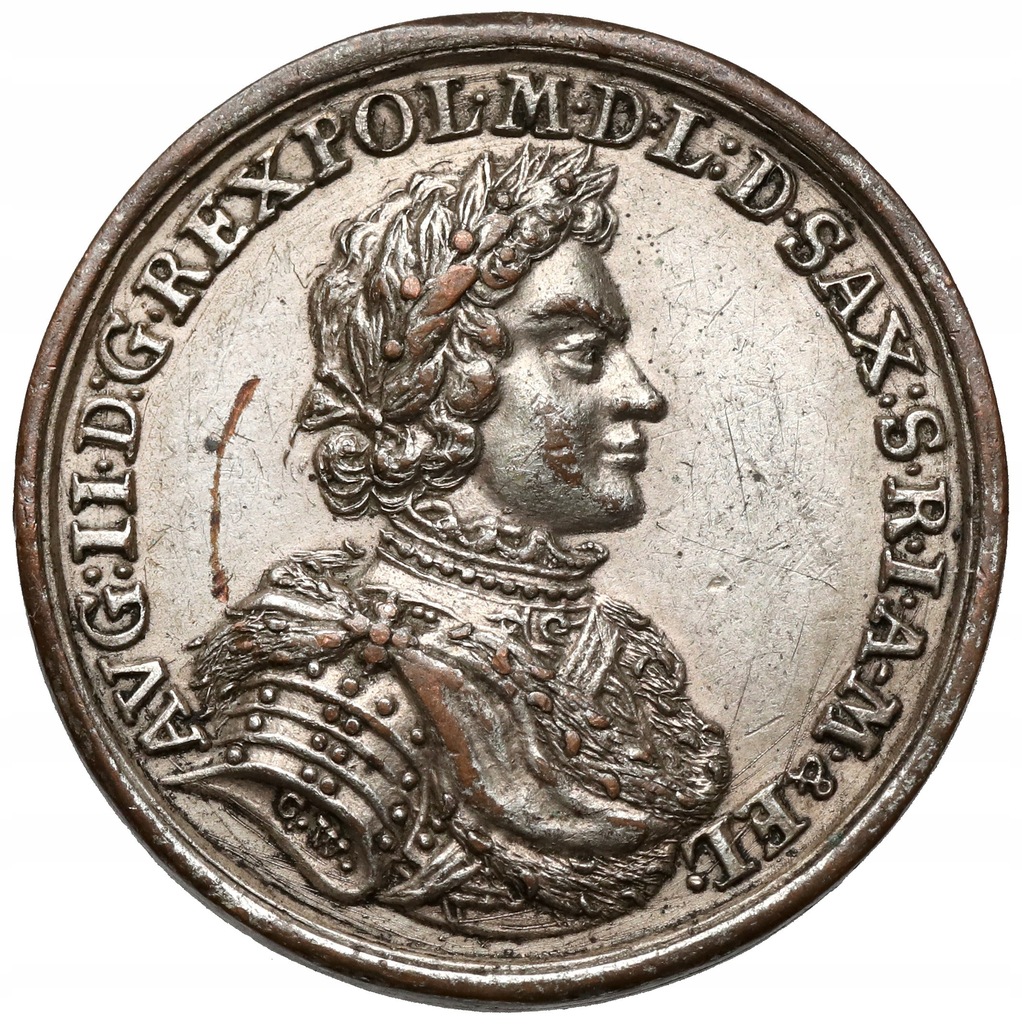 339. August II Mocny, GALWAN Medalu 1697 - wizyta króla w Grodnie