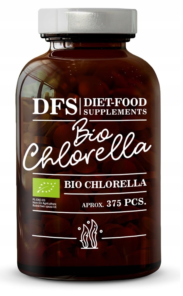 CHLORELLA BIO 375 TABLETEK 150 g (400 mg) - DIET-F