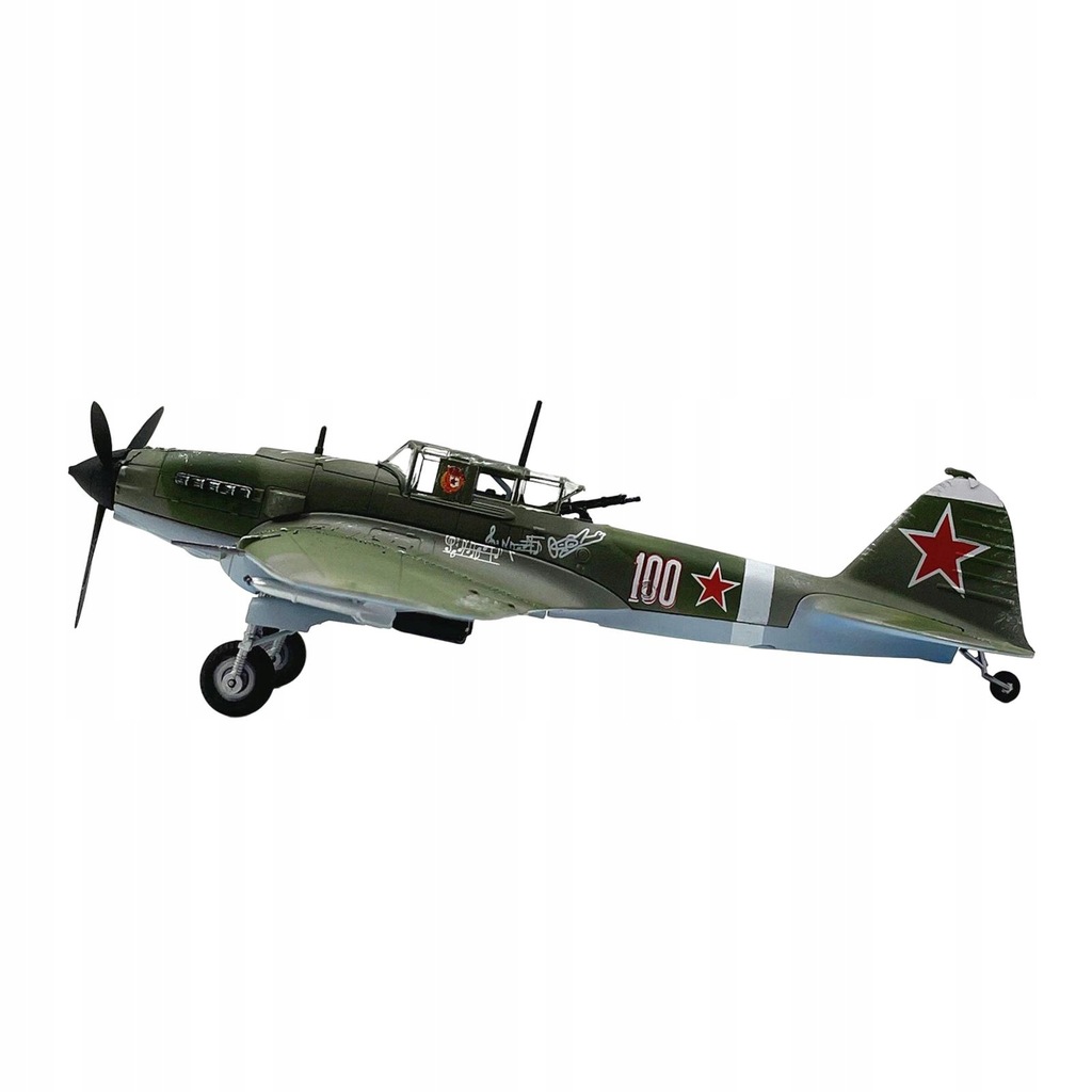 Model samolotu 1/72 myśliwiec odlewany ze sto