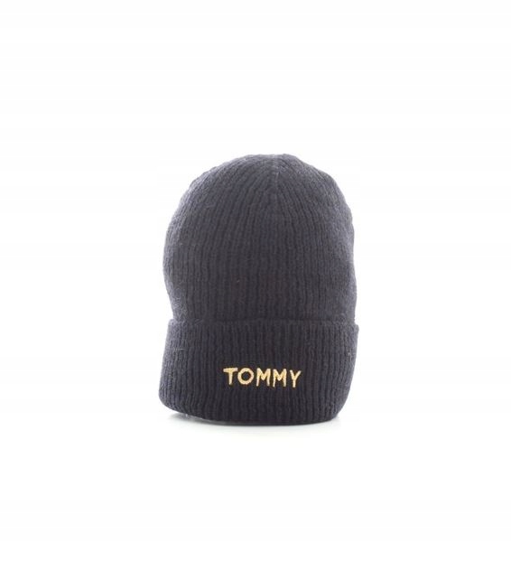 Tommy Hilfiger czapka Effortless Knit Bean granat