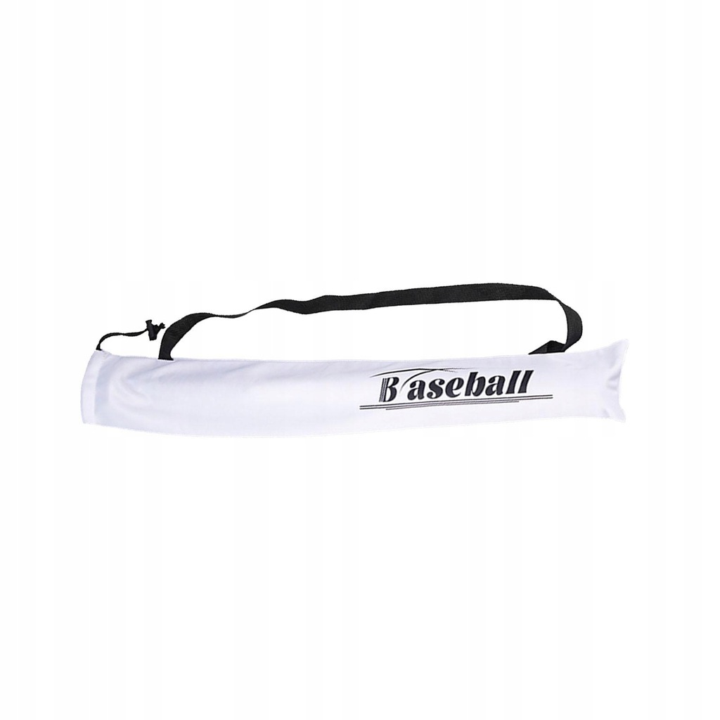 Baseball Bat Sleeve Storage Pouch Carry Bag Washable Wear 68cm White
