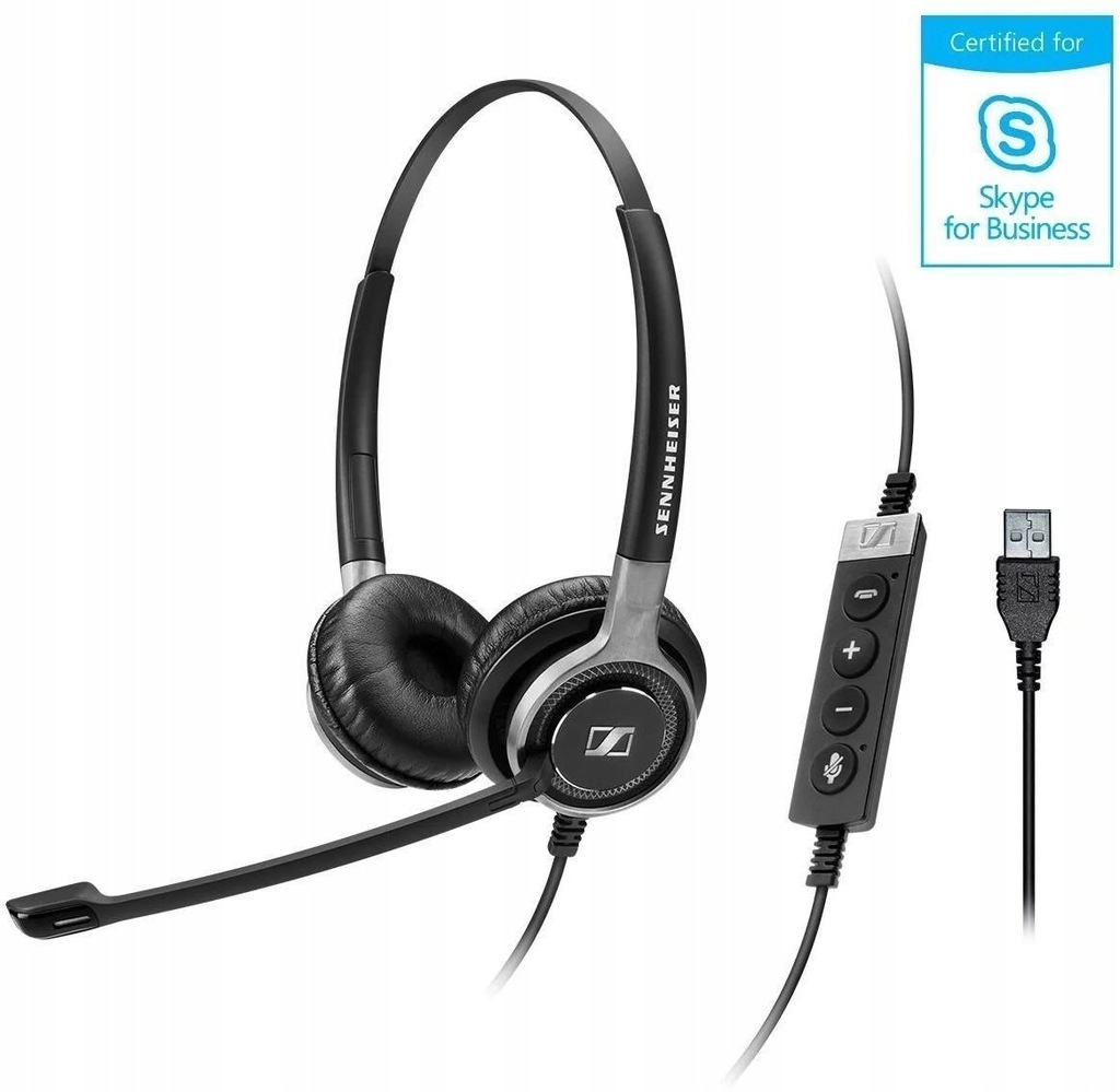 Słuchawki nauszne Sennheiser SC660 USB ANC USB