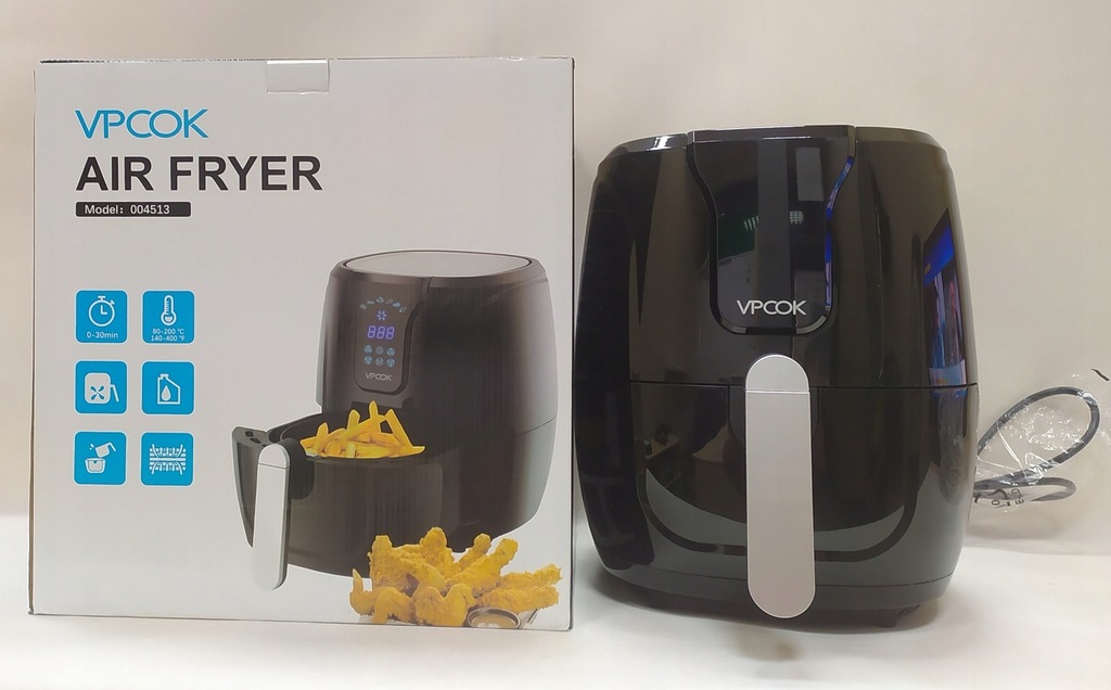 Frytkownica beztłuszczowa VpCok Air Fryer 004513 9247334562
