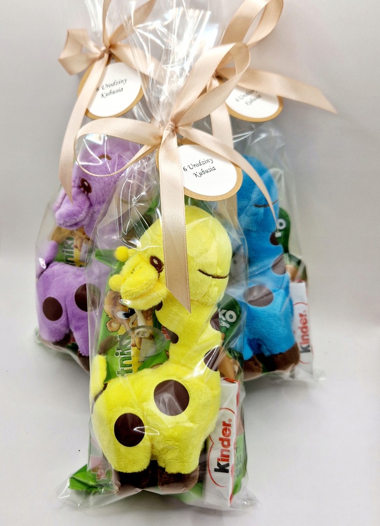 Podziękowania urodziny upominek prezent złobek przedszkole ( ŻYRAFKI )