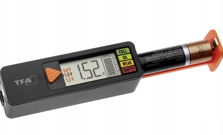 Tester baterii TFA Dostmann 98,1126,01 AAA AA C D