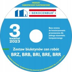 Sekocenbud - Biuletyny Proste - ceny robót 3/23 CD