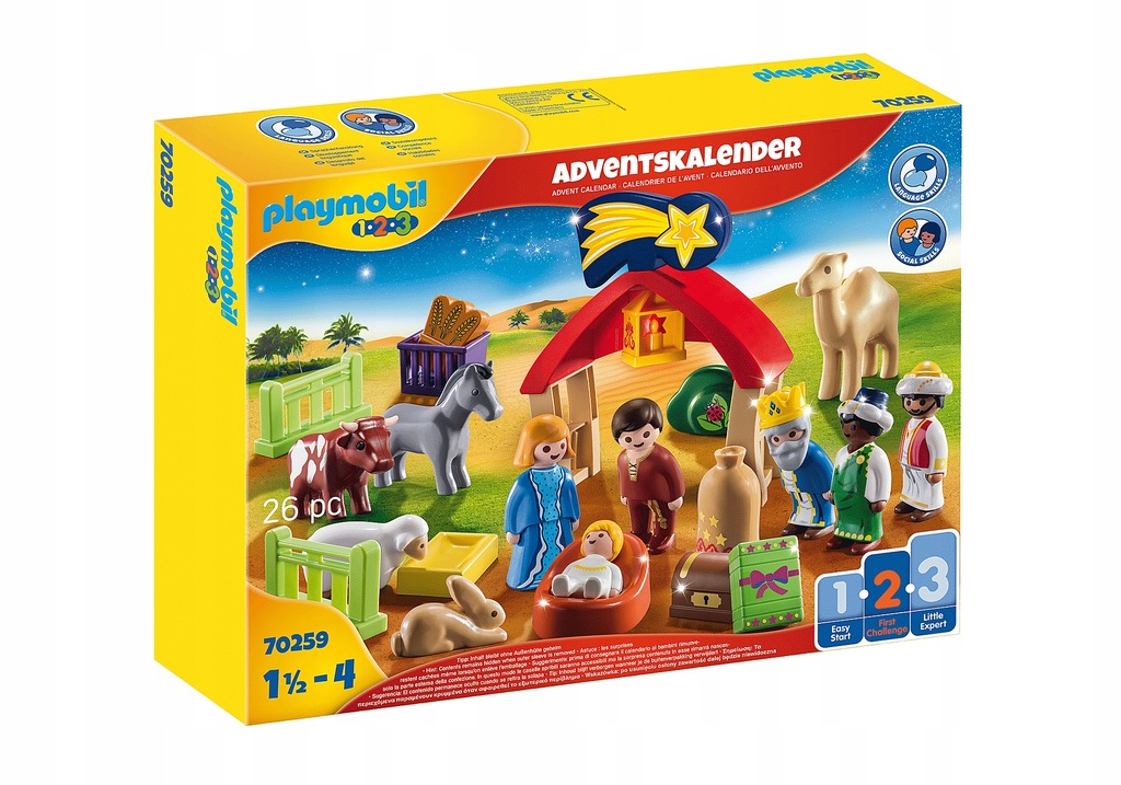Kalendarz adwentowy 123 PLAYMOBIL 70259 SZOPKA
