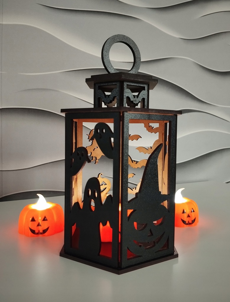 Lampion Halloween + dynia Led