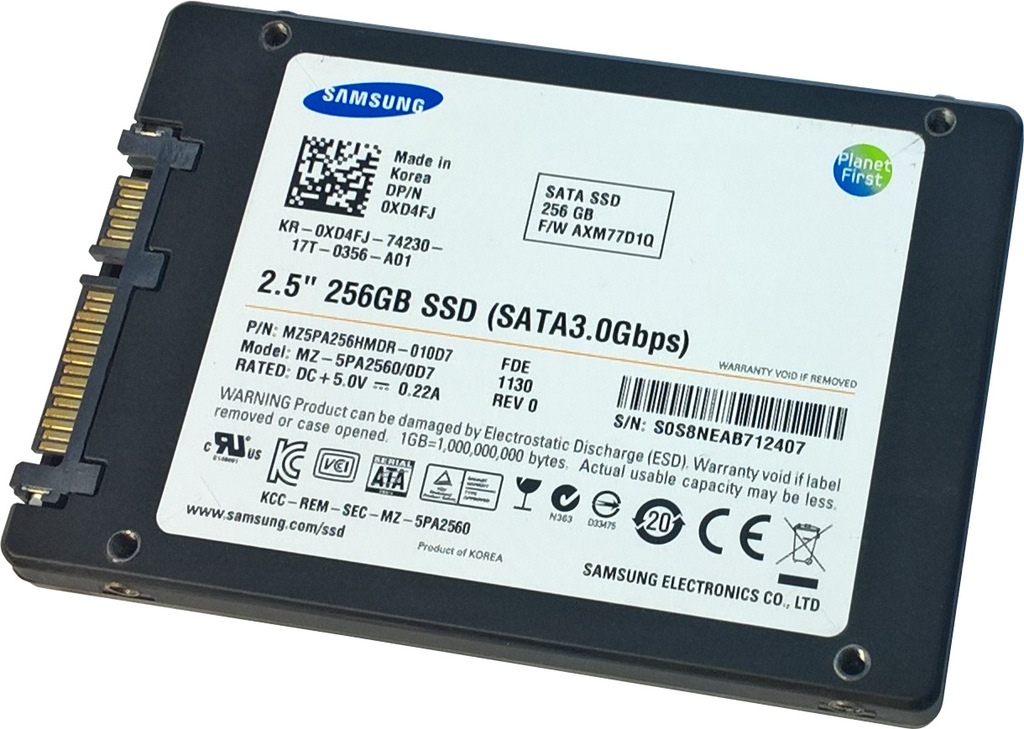 Dysk SSD 256GB 2,5" SATA II MIX