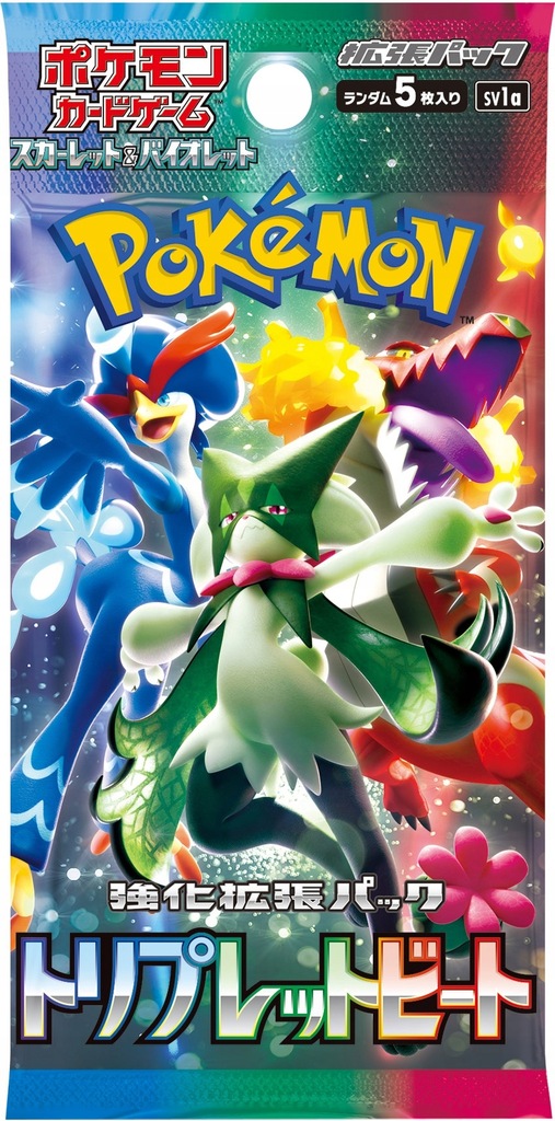 Pokémon TCG: Triple Beat - Booster (Japoński) SV1a ORYGINAŁ Z JAPONII